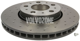 Front brake disc (285,5mm) P2 S60/S80/V70 II/XC70 II perforated