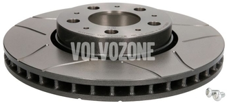 Front brake disc (285,5mm) P2 S60/S80/V70 II/XC70 II slotted