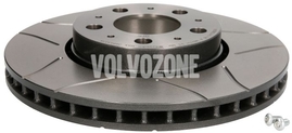 Front brake disc (285,5mm) P2 S60/S80/V70 II/XC70 II slotted