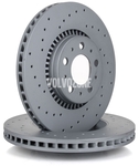 Front brake disc (305mm) P2 S60/S80/V70 II/XC70 II perforated