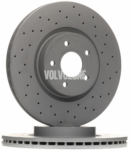 Front brake disc (320mm) P1 V40 II(XC) perforated
