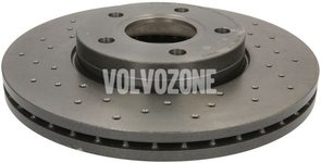 Front brake disc (278mm) P1 C30/C70 II/S40 II/V50 perforated