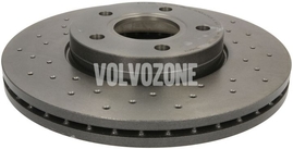 Front brake disc (278mm) P1 C30/C70 II/S40 II/V50 perforated