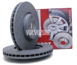 Front brake disc (300mm) P3 S60 II/V60 S80 II/V70 III/XC70 III perforated