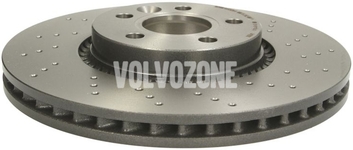 Front brake disc (316mm) P3 S60 II(XC)/V60(XC) S80 II/V70 III/XC70 III perforated