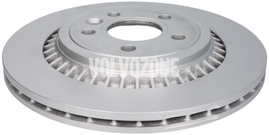 Rear brake disc (electric parking brake)(internally vented) P3 S60 II/V60 S80 II/V70 III/XC70 III