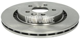 Rear brake disc (electric parking brake)(internally vented) P3 S60 II/V60 S80 II/V70 III/XC70 III