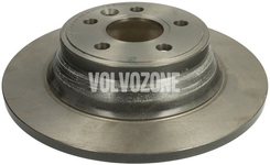 Rear brake disc (manual parking brake)(non vented) P3 S80 II/V70 III/XC70 III