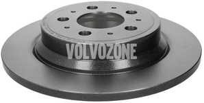 Rear brake disc (288mm) P2 S60/S80/V70 II/XC70 II