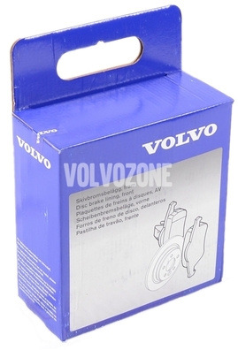 Front brake pads (324mm diameter) P3 XC60 (2016-) RC02 - oblique sides (OEM)