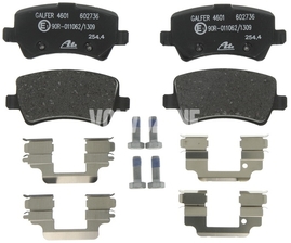 Rear brake pads (electric parking brake)(ventilated disc) P3 S60 II(XC)/V60(XC) XC60 S80 II/V70 III/XC70 III