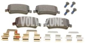 Rear brake pads (electric parking brake)(ventilated disc) P3 S60 II(XC)/V60(XC) XC60 S80 II/V70 III/XC70 III