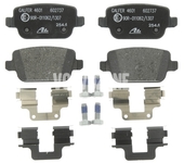 Rear brake pads (manual parking brake)(solid disc) P3 S80 II/V70 III/XC70 III