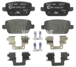 Rear brake pads (manual parking brake)(solid disc) P3 S80 II/V70 III/XC70 III