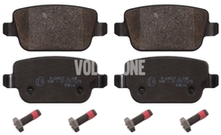 Rear brake pads (manual parking brake)(solid disc) P3 S80 II/V70 III/XC70 III