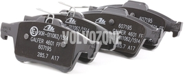 Rear brake pads (280mm diameter) P1 C30/C70 II/S40 II/V50
