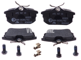 Rear brake pads (260mm diameter) S40/V40