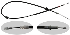Park brake cable P80 S70/V70(XC) with AWD rear part, left/right side