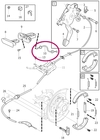 Park brake cable P2 XC90 (OEM)