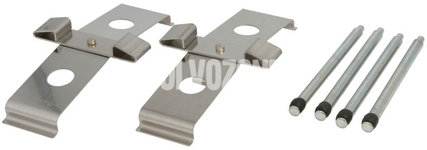 Front brake pads accessory kit P2 S60R/V70R II (system Brembo)