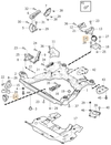 Engine mount front/rear vacuum P3 S80 II 4.4 V8/P2 XC90 3.2/4.4 V8 (OEM)
