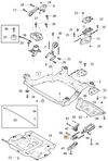 Gearbox mounting bracket P3 (2010-) 5 cylinder diesel engines manual gearbox M66 with AWD (OEM)