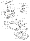 Engine mounting right P3 (-2010) 2.4D/D5, 3.2/T6 automatic gearbox (OEM)