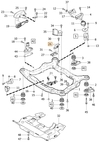 Engine mounting bracket right P2 3.2 XC90 (OEM)
