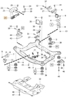 Engine mounting upper P2 3.2 XC90 (OEM)
