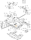 Automatic transmission mounting P3 S80 II 4.4 V8 (OEM)