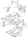 Automatic transmission mounting P2 XC90 4.4 V8 (OEM)