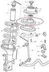 Front spring seat S40/V40 (2000) (OEM)