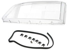 Headlight lens left P80 C70/S70/V70(XC)