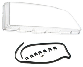 Headlight lens right P80 C70 (2003-) clear glass (OEM)