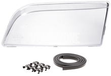 Headlight lens left xenon S40/V40 clear glass