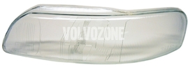 Headlight lens left P2 (-2004) S60/V70 II/XC70 II (knurled glass)