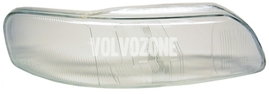 Headlight lens right P2 (-2004) S60/V70 II/XC70 II (knurled glass)