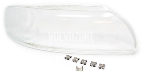 Headlight lens right xenon P2 (-2004) S60/V70 II/XC70, S60R/V70R II (2004-)