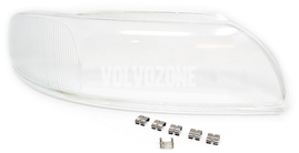 Headlight lens right xenon P2 (-2004) S60/V70 II/XC70, S60R/V70R II (2004-) (OEM)