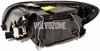 Headlight right xenon P1 C70 II (-2010) D2S (OEM)