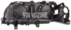 Headlight right P2 S80 (-2003) H7