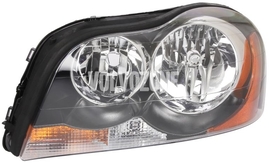 Headlight left P2 XC90 H7+H7 without leveling motor (orange indicator - old type)