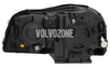 Headlight right P2 XC90 H7+H7 without leveling motor (orange indicator - old type)