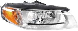 Headlight right xenon P3 (-2013) S80 II/V70 III/XC70 III D1S with Active Bending Lights (ABL) (OEM)