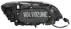 Headlight left P3 (2014-) S60 II(XC)/V60(XC) H7