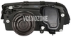 Headlight left P80 C70/S70/V70(XC) H7