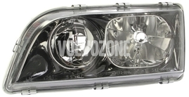 Headlight left xenon S40/V40 (-2002) D2R black (OEM)
