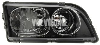 Headlight right xenon S40/V40 (2003-) D2R black