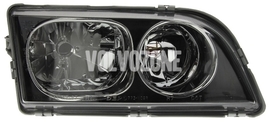 Headlight right xenon S40/V40 (2003-) D2R black (OEM)