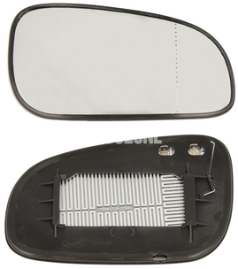 Outside mirror glass right P2 (-2003) S60/S80/V70 II, XC70 II (electric folding) passenger side